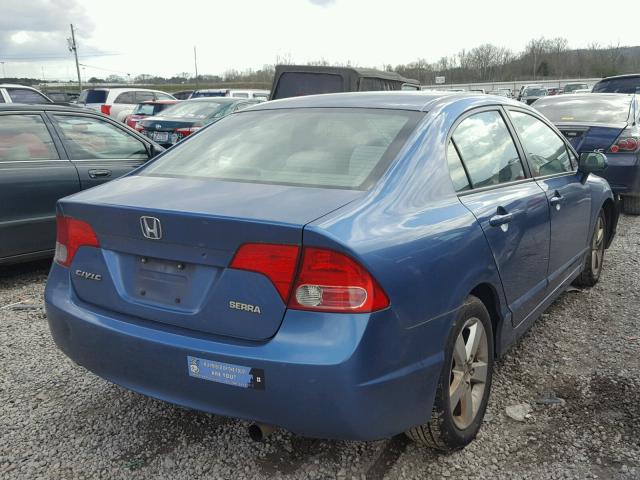 1HGFA16847L124695 - 2007 HONDA CIVIC EX ლურჯი ფოტო 4