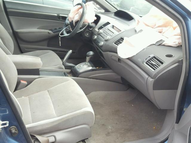 1HGFA16847L124695 - 2007 HONDA CIVIC EX ლურჯი ფოტო 5