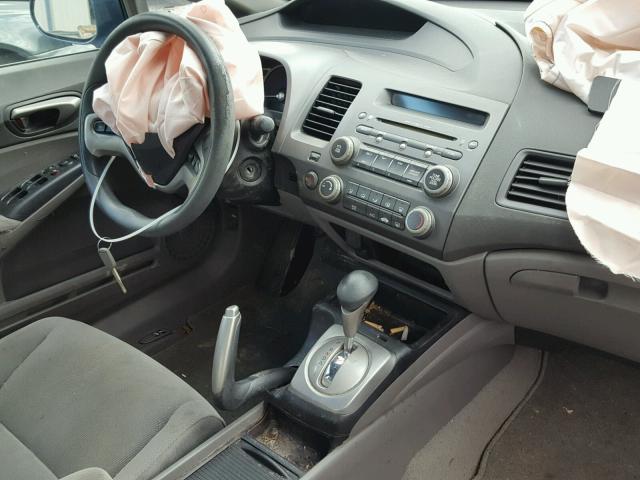 1HGFA16847L124695 - 2007 HONDA CIVIC EX ლურჯი ფოტო 9