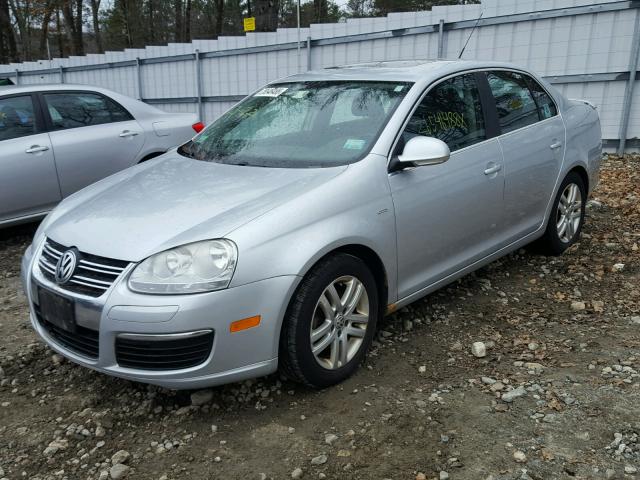 3VWEG71K67M116625 - 2007 VOLKSWAGEN JETTA WOLF SILVER photo 2