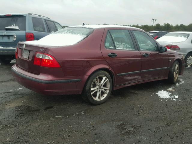 YS3ED49A243001161 - 2004 SAAB 9-5 ARC MAROON photo 4