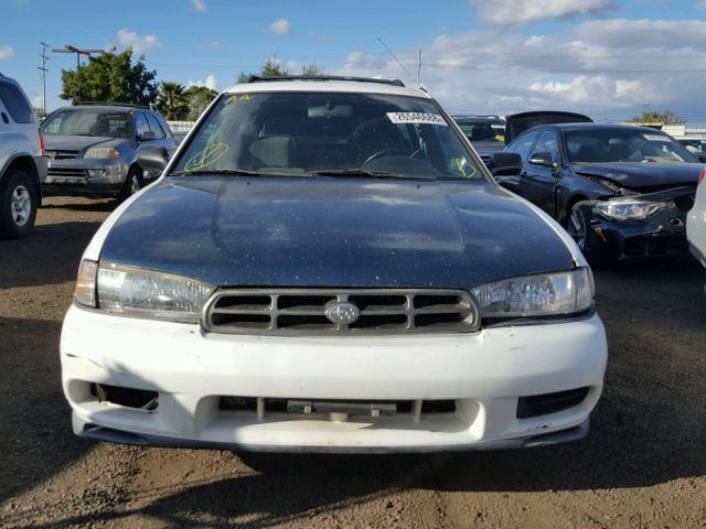 4S3BK4352W7314394 - 1998 SUBARU LEGACY L WHITE photo 9