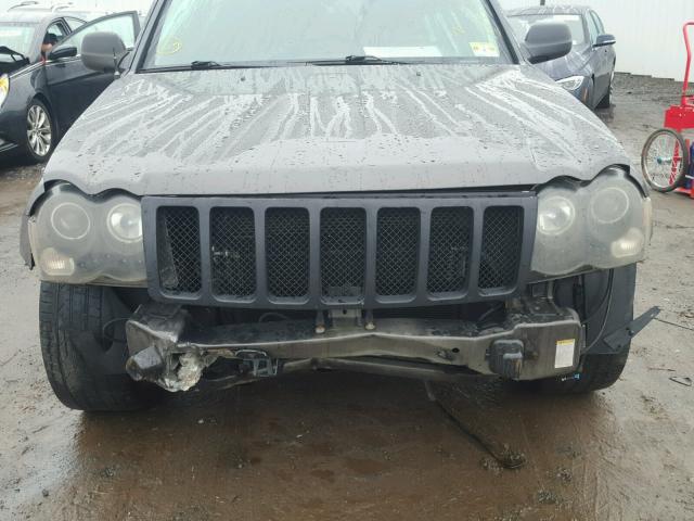 1J8HR58255C552930 - 2005 JEEP GRAND CHER GRAY photo 9