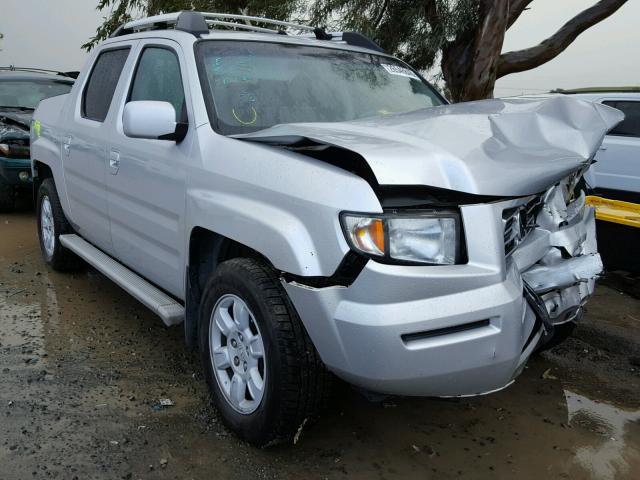 2HJYK16556H500581 - 2006 HONDA RIDGELINE SILVER photo 1