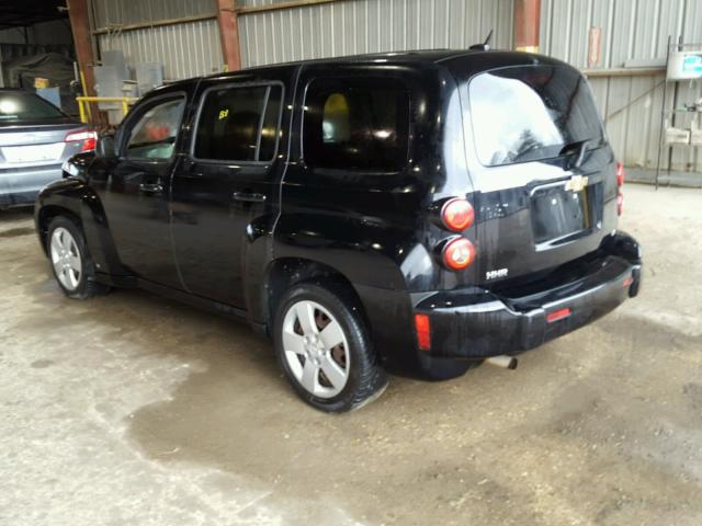 3GNCA13D48S661816 - 2008 CHEVROLET HHR LS BLACK photo 3