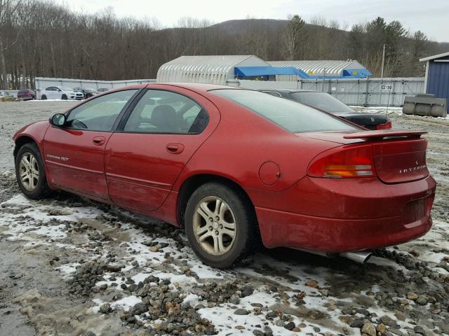 2B3AD76V41H518616 - 2001 DODGE INTREPID R RED photo 3