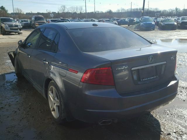 19UUA66216A074185 - 2006 ACURA 3.2TL GRAY photo 3