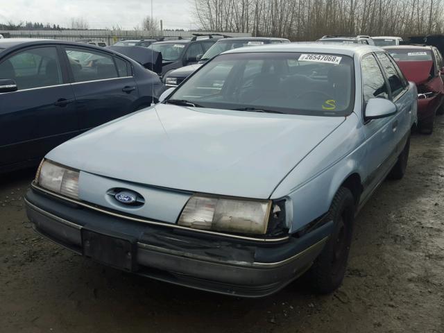 1FACP52U9MA159871 - 1991 FORD TAURUS GL BLUE photo 2