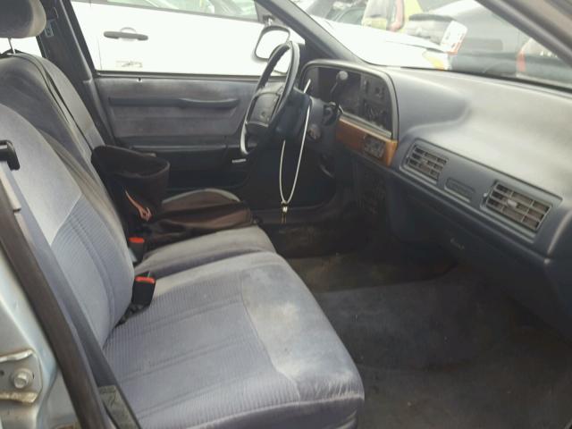 1FACP52U9MA159871 - 1991 FORD TAURUS GL BLUE photo 5