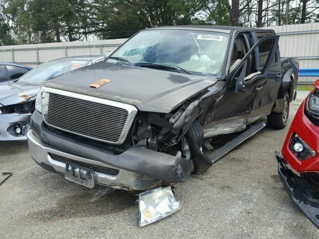 1FTPW12V17FA50425 - 2007 FORD F150 SUPER BLACK photo 2