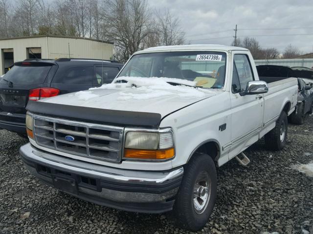 1FTEF14H4TLB73808 - 1996 FORD F150 WHITE photo 2