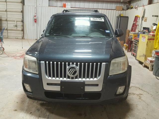 4M2CU81188KJ22283 - 2008 MERCURY MARINER GRAY photo 9