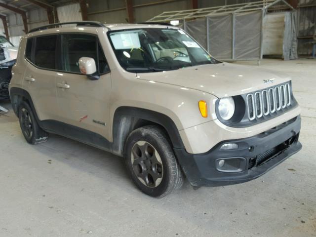 ZACCJABH9FPB89012 - 2015 JEEP RENEGADE L TAN photo 1