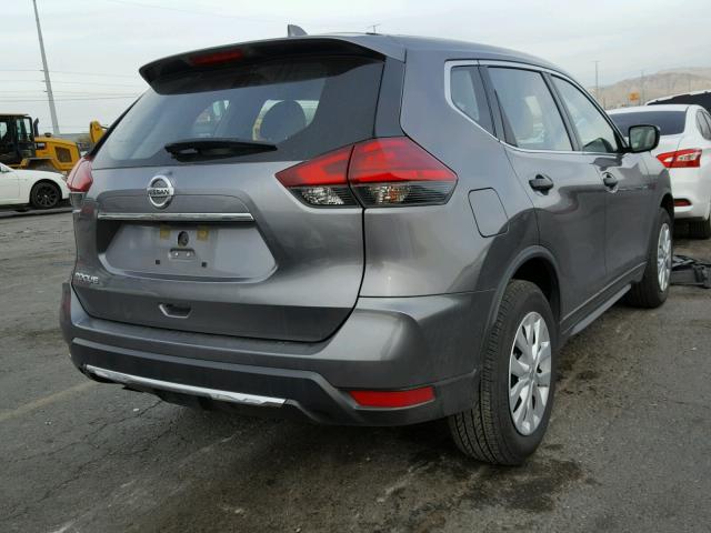 KNMAT2MT9HP506943 - 2017 NISSAN ROGUE S GRAY photo 4