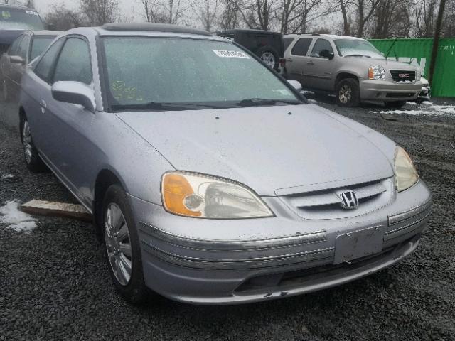 1HGEM22922L109824 - 2002 HONDA CIVIC EX SILVER photo 1