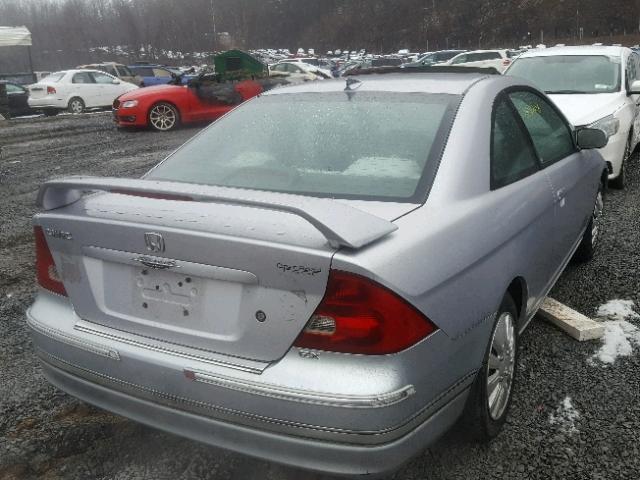 1HGEM22922L109824 - 2002 HONDA CIVIC EX ვერცხლისფერი ფოტო 4