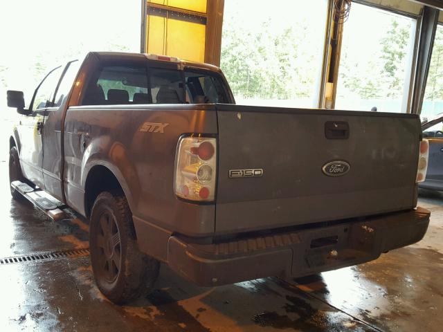 1FTRX12W64NA60447 - 2004 FORD F150 GRAY photo 3