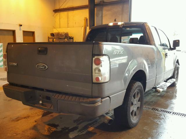 1FTRX12W64NA60447 - 2004 FORD F150 GRAY photo 4