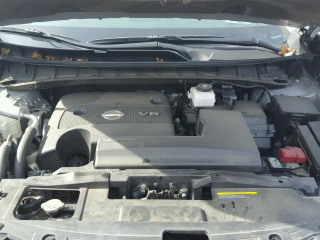 5N1AZ2MH7HN133175 - 2017 NISSAN MURANO S SILVER photo 7