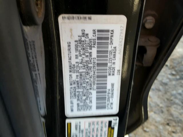 2T1KR32E94C293613 - 2004 TOYOTA COROLLA MA BLACK photo 10