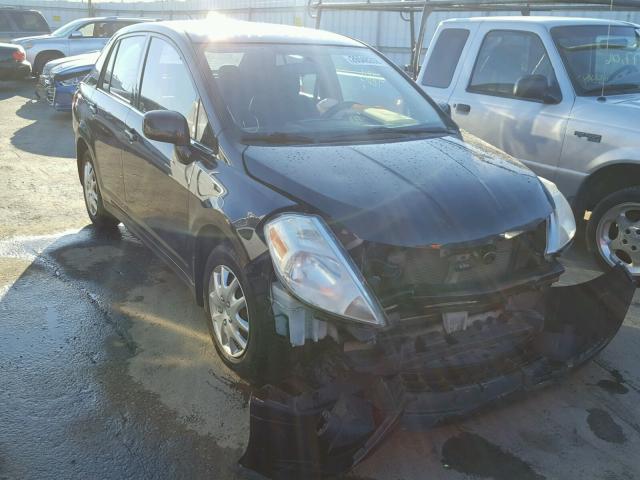 3N1BC11EX9L362808 - 2009 NISSAN VERSA S BLACK photo 1