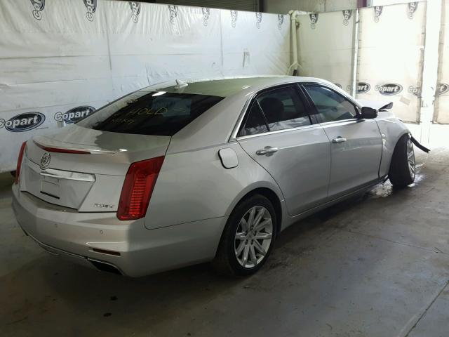 1G6AP5SX7E0192809 - 2014 CADILLAC CTS SILVER photo 4