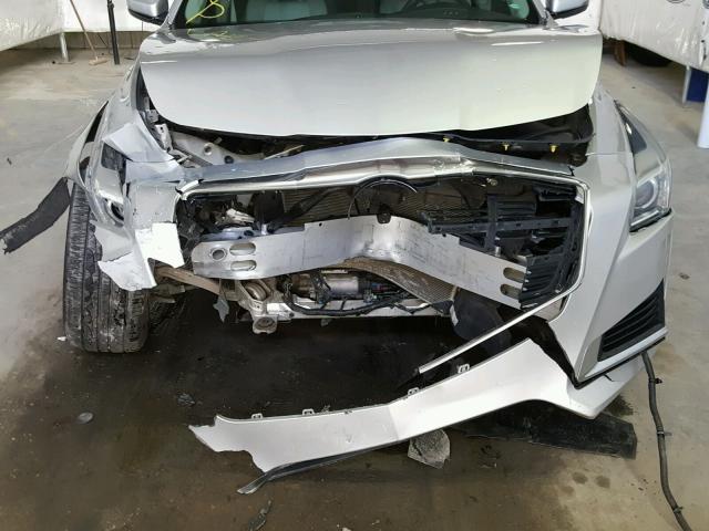 1G6AP5SX7E0192809 - 2014 CADILLAC CTS SILVER photo 7