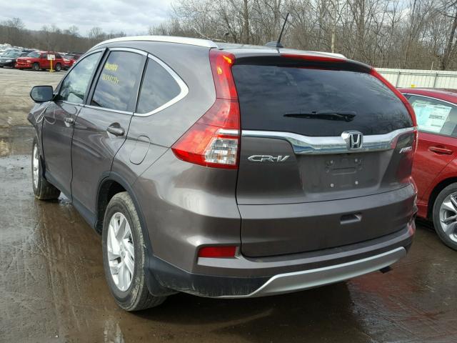 2HKRM4H78GH617826 - 2016 HONDA CR-V EXL GRAY photo 3