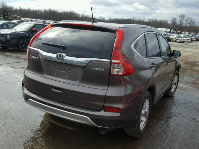 2HKRM4H78GH617826 - 2016 HONDA CR-V EXL GRAY photo 4