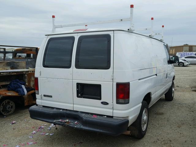 1FTNE14W98DA19033 - 2008 FORD ECONOLINE WHITE photo 4