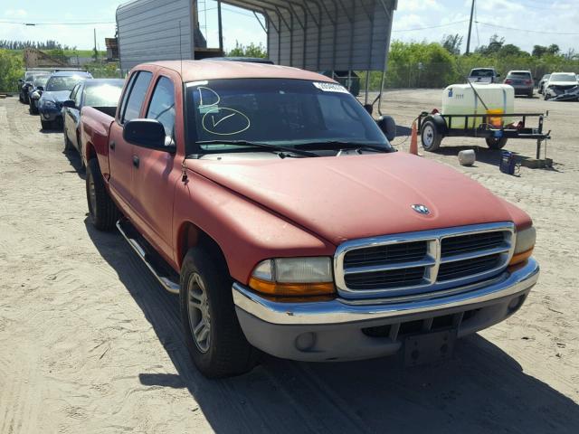 1B7HL2AX01S292210 - 2001 DODGE DAKOTA QUA RED photo 1