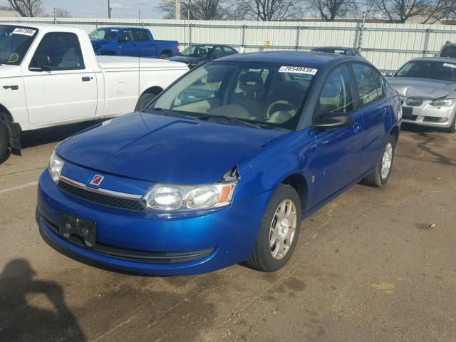 1G8AJ52F63Z131752 - 2003 SATURN ION LEVEL BLUE photo 2