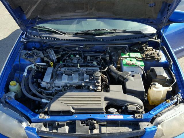 JM1BJ225930143110 - 2003 MAZDA PROTEGE DX BLUE photo 7