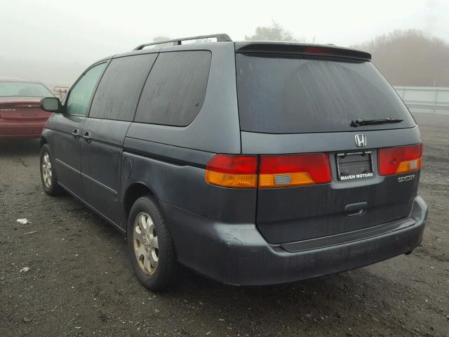 5FNRL186X4B072571 - 2004 HONDA ODYSSEY EX GRAY photo 3