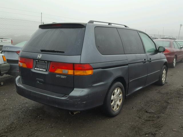 5FNRL186X4B072571 - 2004 HONDA ODYSSEY EX GRAY photo 4