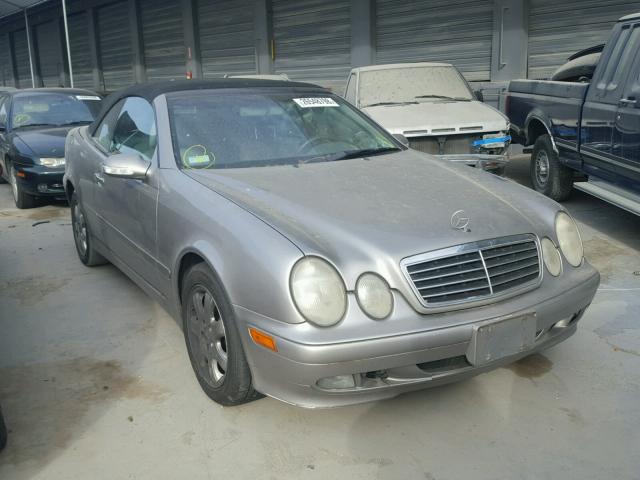 WDBLK65G83T133235 - 2003 MERCEDES-BENZ CLK 320 SILVER photo 1