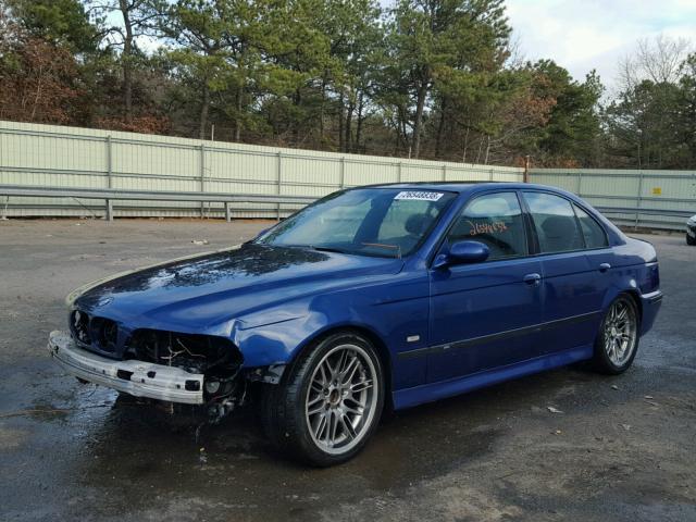 WBSDE9344YBZ96904 - 2000 BMW M5 BLUE photo 2