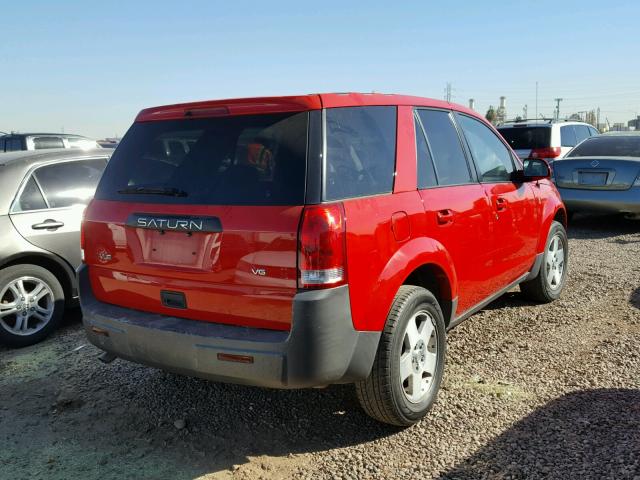 5GZCZ534X5S827254 - 2005 SATURN VUE RED photo 4