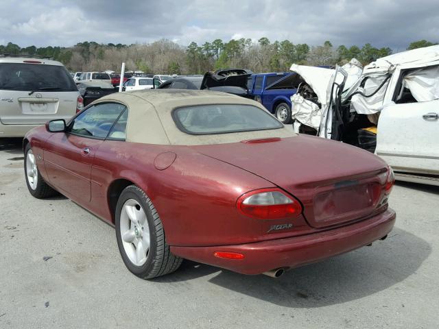 SAJGX2741VC011191 - 1997 JAGUAR XK8 RED photo 3