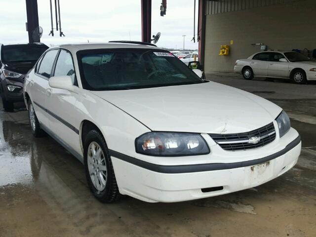 2G1WF55E459365295 - 2005 CHEVROLET IMPALA WHITE photo 1