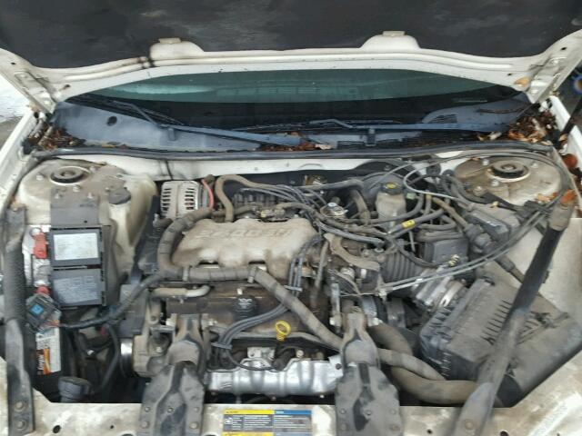 2G1WF55E459365295 - 2005 CHEVROLET IMPALA WHITE photo 7