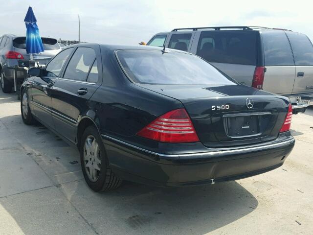 WDBNG75JX3A365357 - 2003 MERCEDES-BENZ S 500 BLACK photo 3