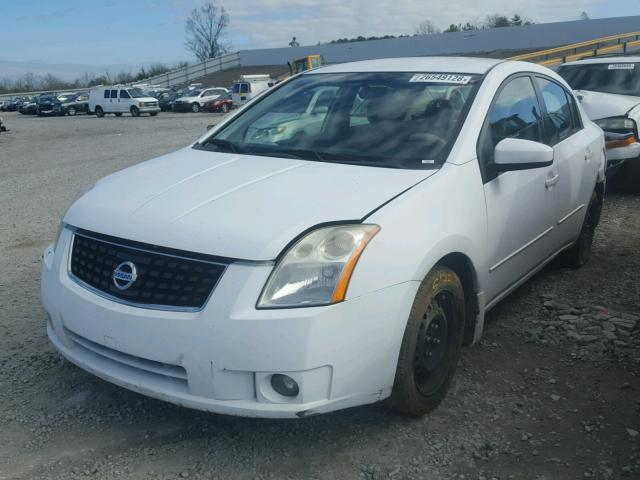 3N1AB61EX8L617550 - 2008 NISSAN SENTRA 2.0 WHITE photo 2