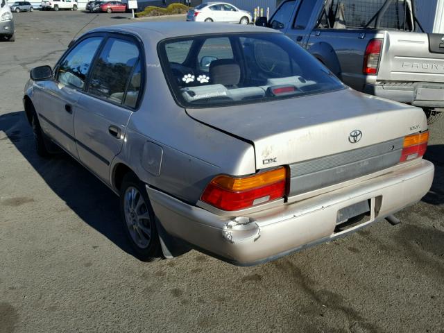 1NXAE09E6PZ010597 - 1993 TOYOTA COROLLA LE BEIGE photo 3