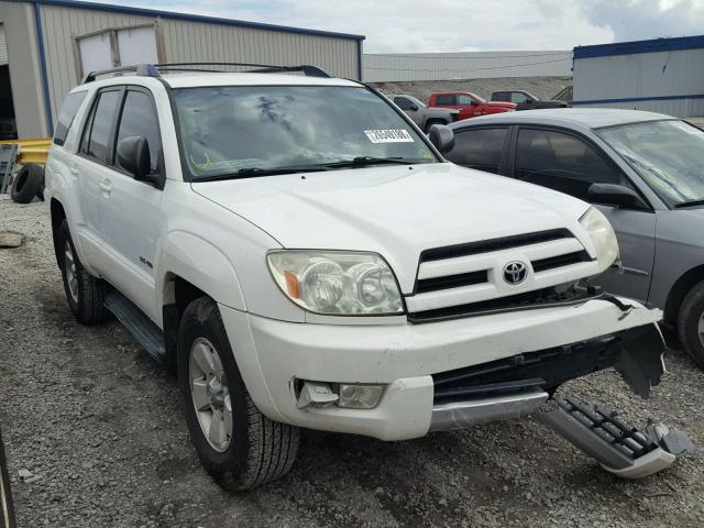 JTEBU14RX48011215 - 2004 TOYOTA 4RUNNER SR WHITE photo 1