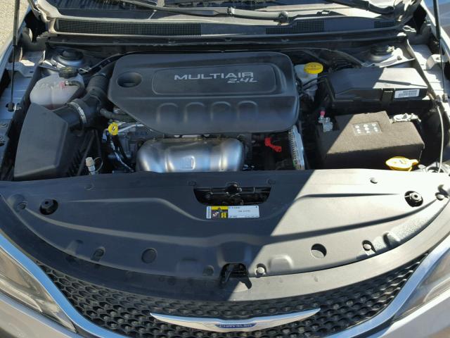 1C3CCCAB8FN530156 - 2015 CHRYSLER 200 LIMITE CHARCOAL photo 7