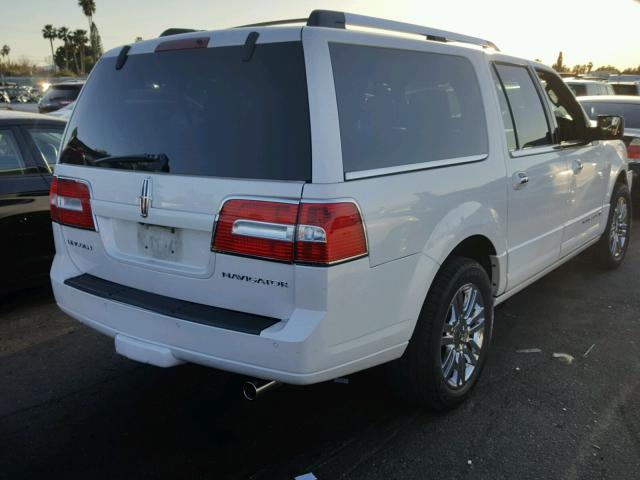 5LMFL28579EJ01459 - 2009 LINCOLN NAVIGATOR WHITE photo 4