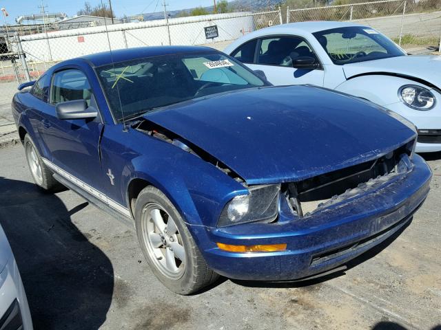 1ZVFT80N475254669 - 2007 FORD MUSTANG BLUE photo 1