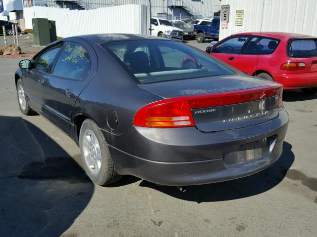 2B3HD46R34H628691 - 2004 DODGE INTREPID S CHARCOAL photo 3