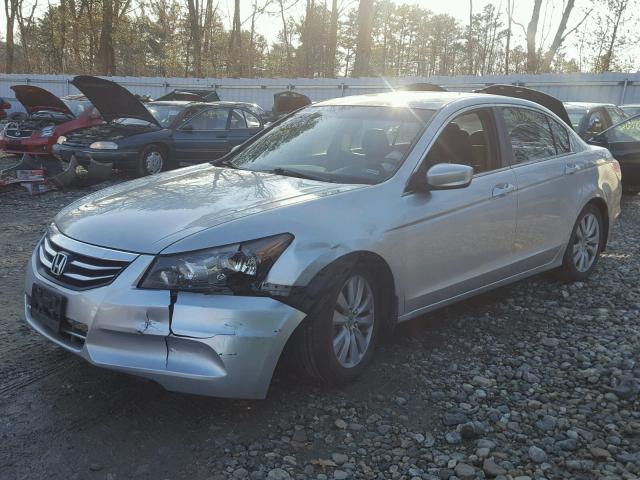 1HGCP2F84BA039304 - 2011 HONDA ACCORD EXL SILVER photo 2